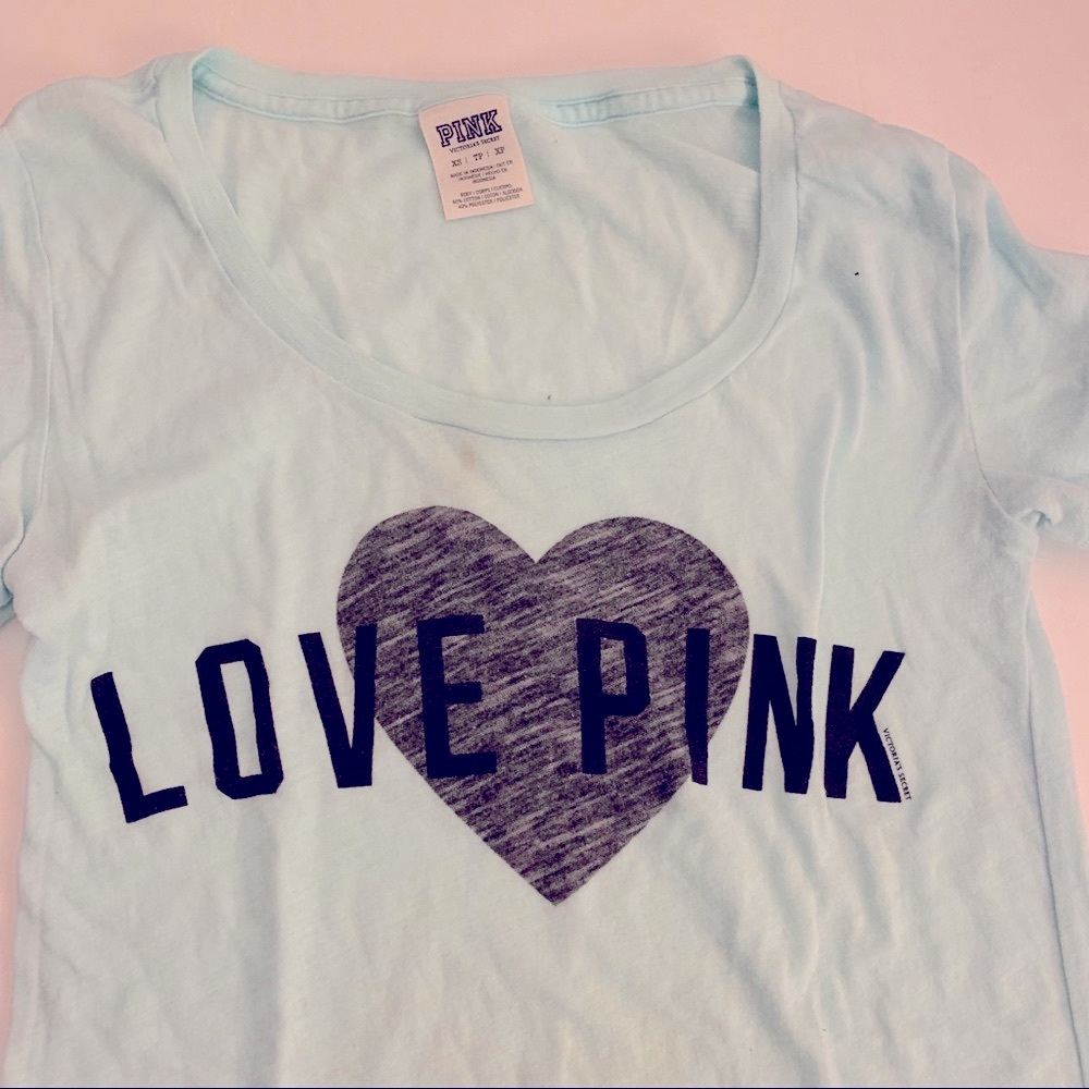 PINK By Victoria Secret Mint Green Shirt.